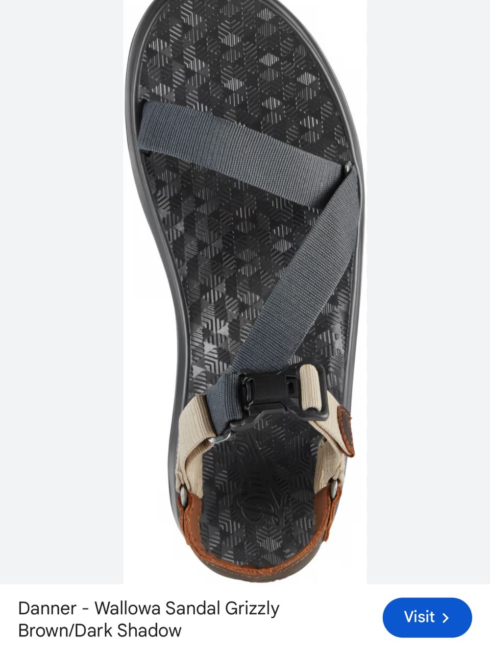 Danner Men's Wallowa Outdoor Sandals - Gray & Tan - Picture 2 of 7
